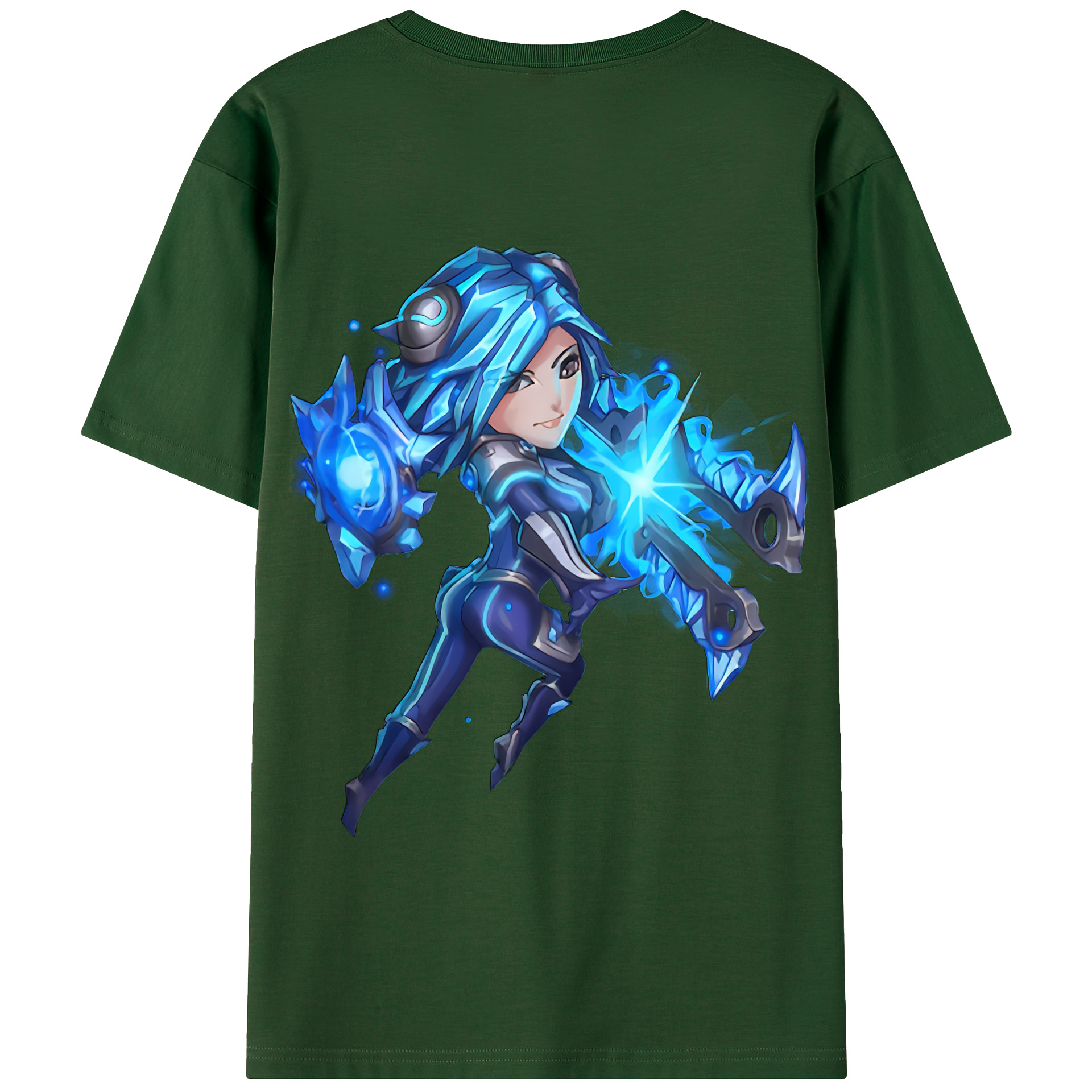 リーグ・オブ・レジェンド League of Legends LOL 綿100％半袖Tシャツ（背面プリント）